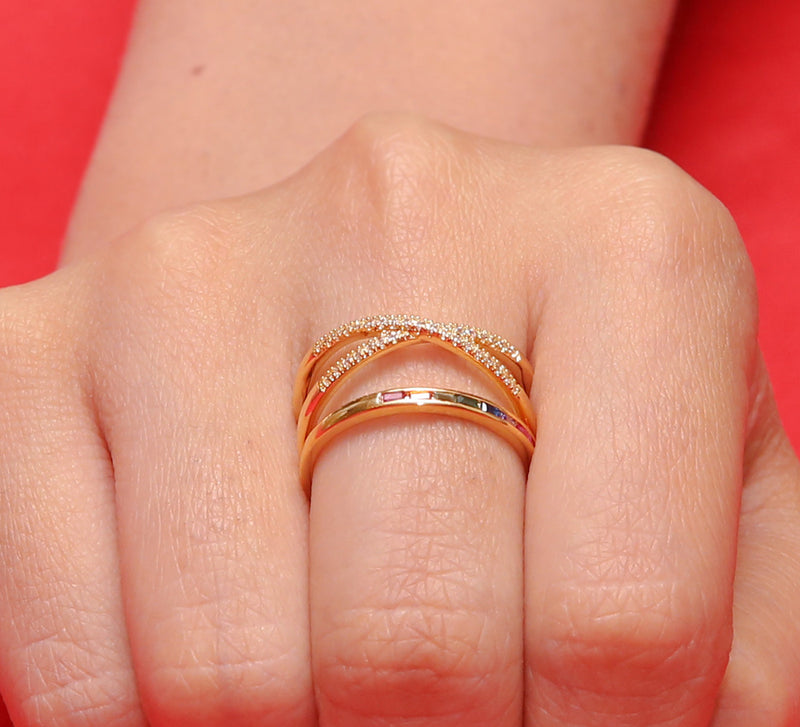 Golden Couple Ring