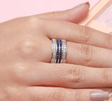 Adjustable Blue Stones Ring