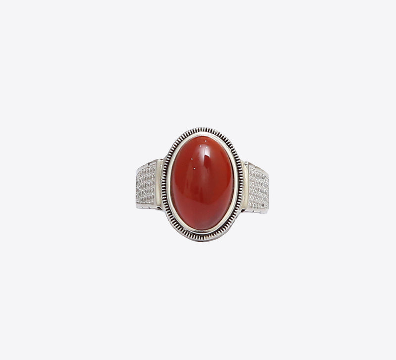 Antique Zirconia Sterling Silver Ring