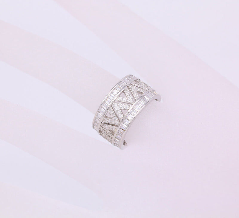 Grinding Rail Sterling Silver Ring