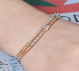 Bridge - Golden Adjustable Bracelet