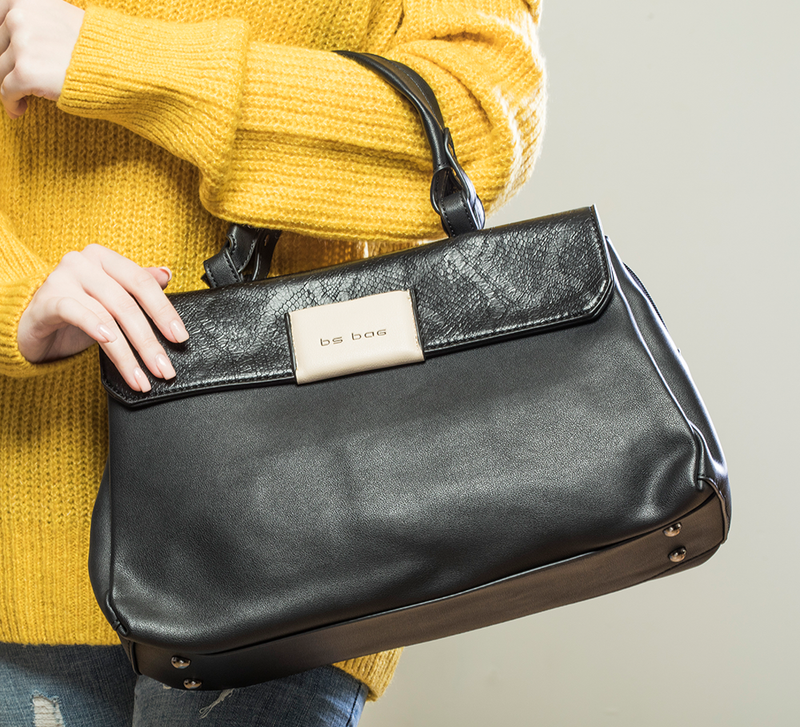 Ultimate Black Handbag with Wallet - Mahroze