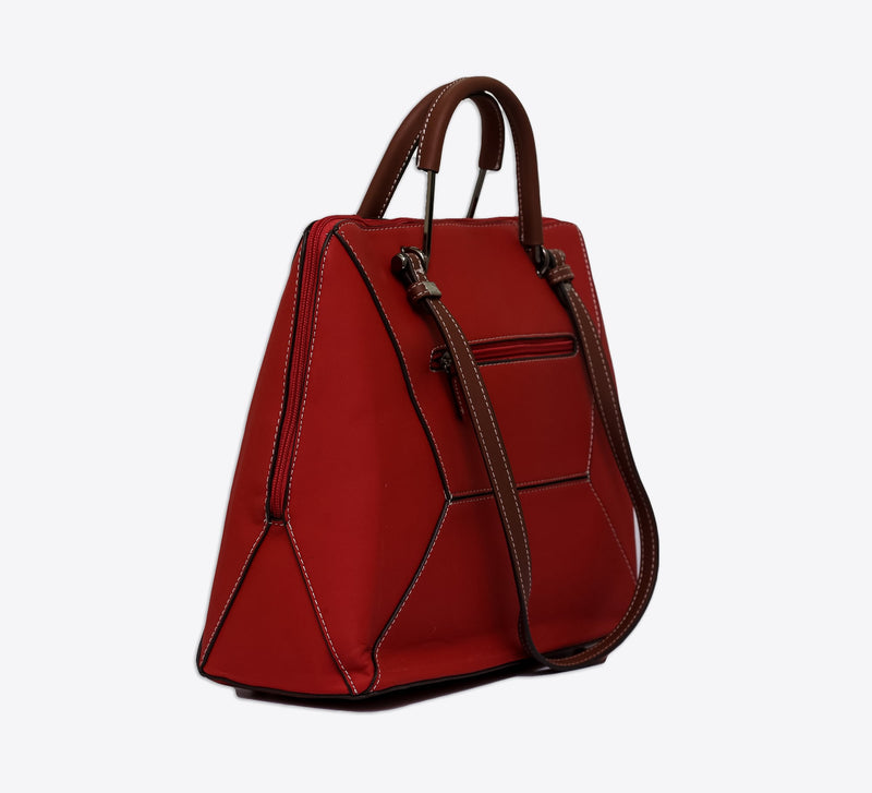 Classy Bold Red Handbag - Mahroze