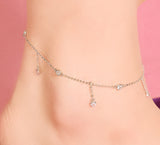 Dropping Chain Anklet - 27 cm