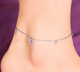 The Silver Anklet -  25.5 cm