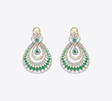 Buy Green Stones Wedding Earring Online in Pakistan