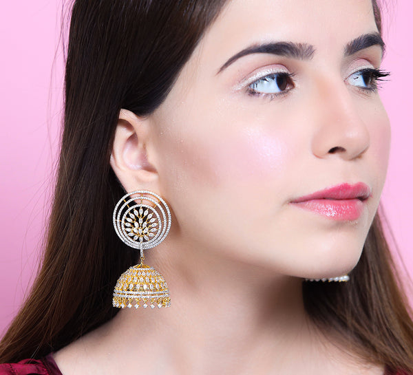 Outlined Drop Earring