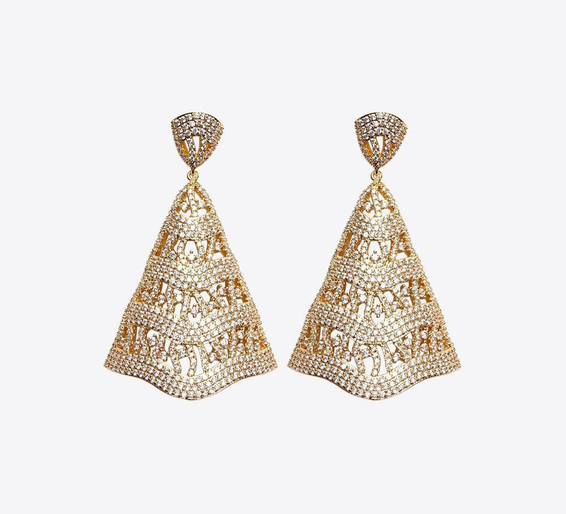 Buy Rose Gold and Golden Earring Online in Pakistan