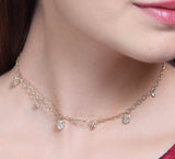 Opal Necklace – Golden