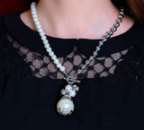 Paved Pearl Pendant