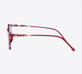 Red Tiger Print Computer Glasses