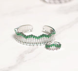 Unrepeatable Palmyre Adjustable Bracelet with Ring